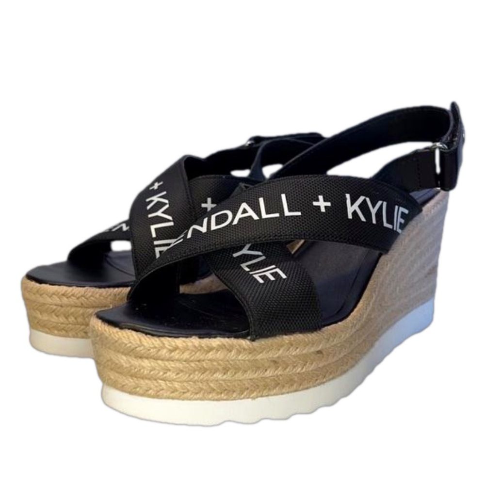 Kendall + Kylie wedge platform sandals.